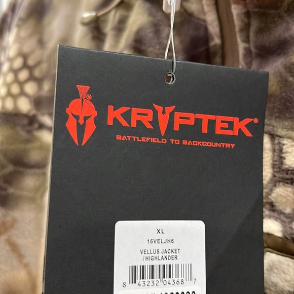Kryptek’s Vellus fleece Jacket Camo XL Brand NEW - Picture 8 of 12